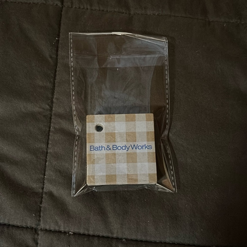 Bath & Body Works Small Cardboard Gingham Gift Tags